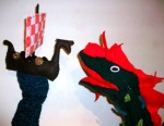 Picture of sea monster glove puppet